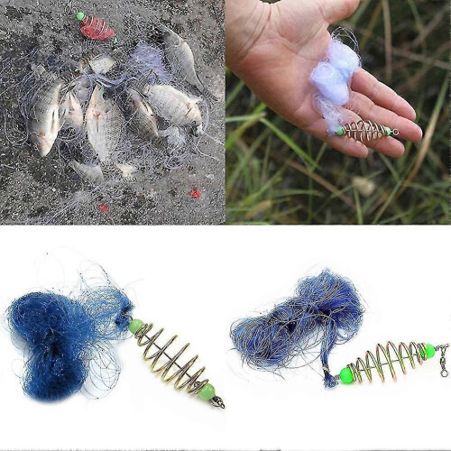 (3, One size) Fishing Net Design Copper Spring Shoal Tackle 2