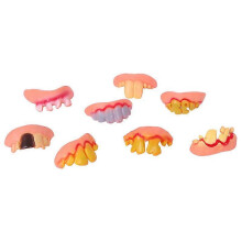 (As show, One size) Funny Teeth Fake Halloween Teeth Decoration (1sets-mixed Style)