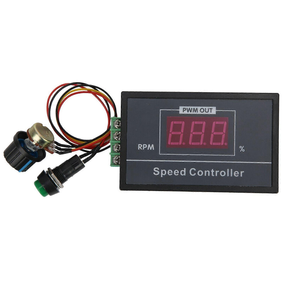 (As show, One size) PWM DC Motor Speed Regulator 6V 12V 24V 48V Stepless Speed Control Switch Controller-image-OPC-PHJNPYW-NEW