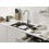 (As show, One size) Compact Cutlery Organizer Kitchen Drawer Tray, Small, Gray 2