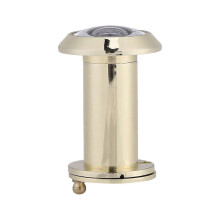(As show, One size) Home Security Optical Glass Wide Angle Door Viewer Door Scope Viewer (Gold)