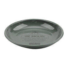 (green, One size) Outdoor Camping Tableware Enamel Dinner Plate Travel Picnic BBQ Food Tray Household Fruit Snacks Dish Large Capacity Dinnerware