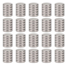 (As show, One size) 100PCS Super Strong Neodymium Magnets Mini Size Round Shape Industrial Magnets for Billboard 8 X 2mm / 0.3 X 0.08in