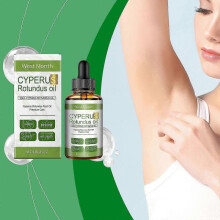 (2Pcs) Cyperus Rotundus Oil, Cyperus Oil Natural, Wild Cyperus Rotundus Oil for Hair Removal, Reducing Body Hair Growth