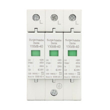 (As show, One size) Surge Protective Device 3P 40KA 420V Voltage Protection Arrester Protector for Safety