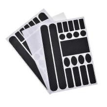 (1pcs, Transparent) Bike Frame Anti-scratch Protective Sticker Waterproof Scratch Protector Stickers For Mtb Bicycle (carbon Black)