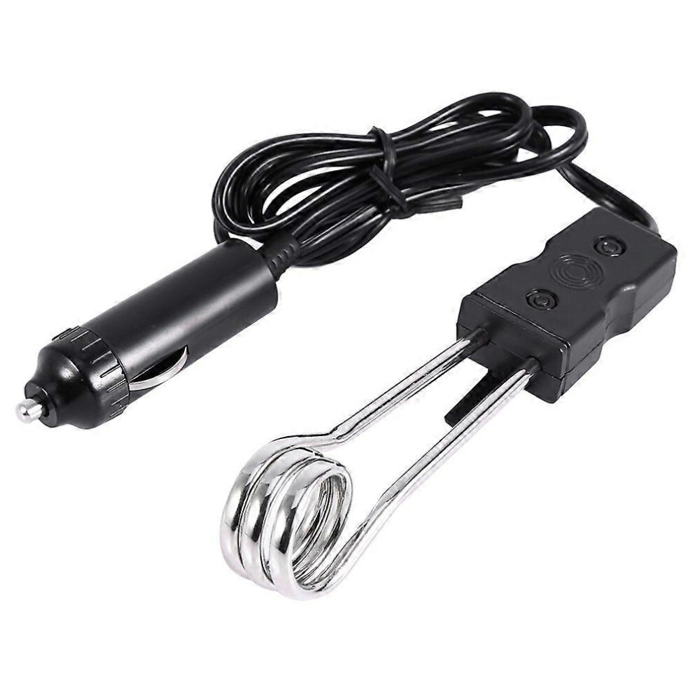 (As Show, One Size) Mini Portable Electric Car Boiled Water Immersion Heater Traveling Camping Picnic New (12V) 5033941391086