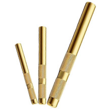 (As show, One size) 3Pcs Brass Drift Punch Set for Engineering and Construction Non Marring Chisel Punches for Auto Repair and Woodworking
