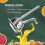 (As show, One size) Heavy Duty Manual Fruit Juicer Press Lemon Orange Squeezer Citrus Extractor 4