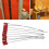 (As show, One size) 10 PCS Pull Tight Steel Wire Seals Adjustable Metal Cable Tamper Evident Tags 3