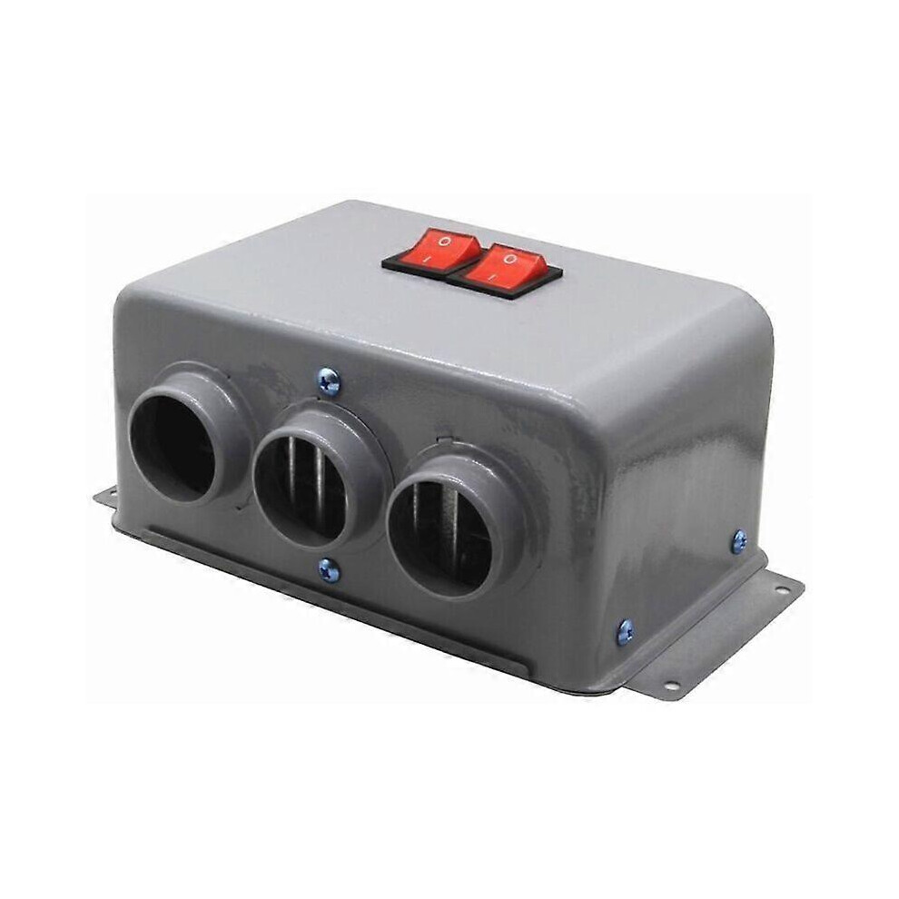 (As Show, One Size) Chauffage De Voiture 12V600w Chauffage De Voiture Gris Avec Trois Sorties D'air 5033941324435