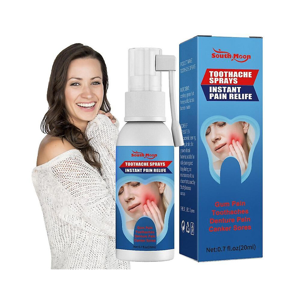 Kikidex (As Show, One Size) Tratamientos Para Aliviar El Dolor De Dientes, Spray Para El Dolor De Dientes, Eliminador De Decaimiento De Los Dientes, Limpiador