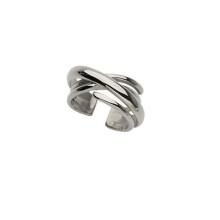(As show, One size) Thumb Ring Silver Infinity Finger Rings Celtic Knot Adjustable Open Ring For Women And Girls