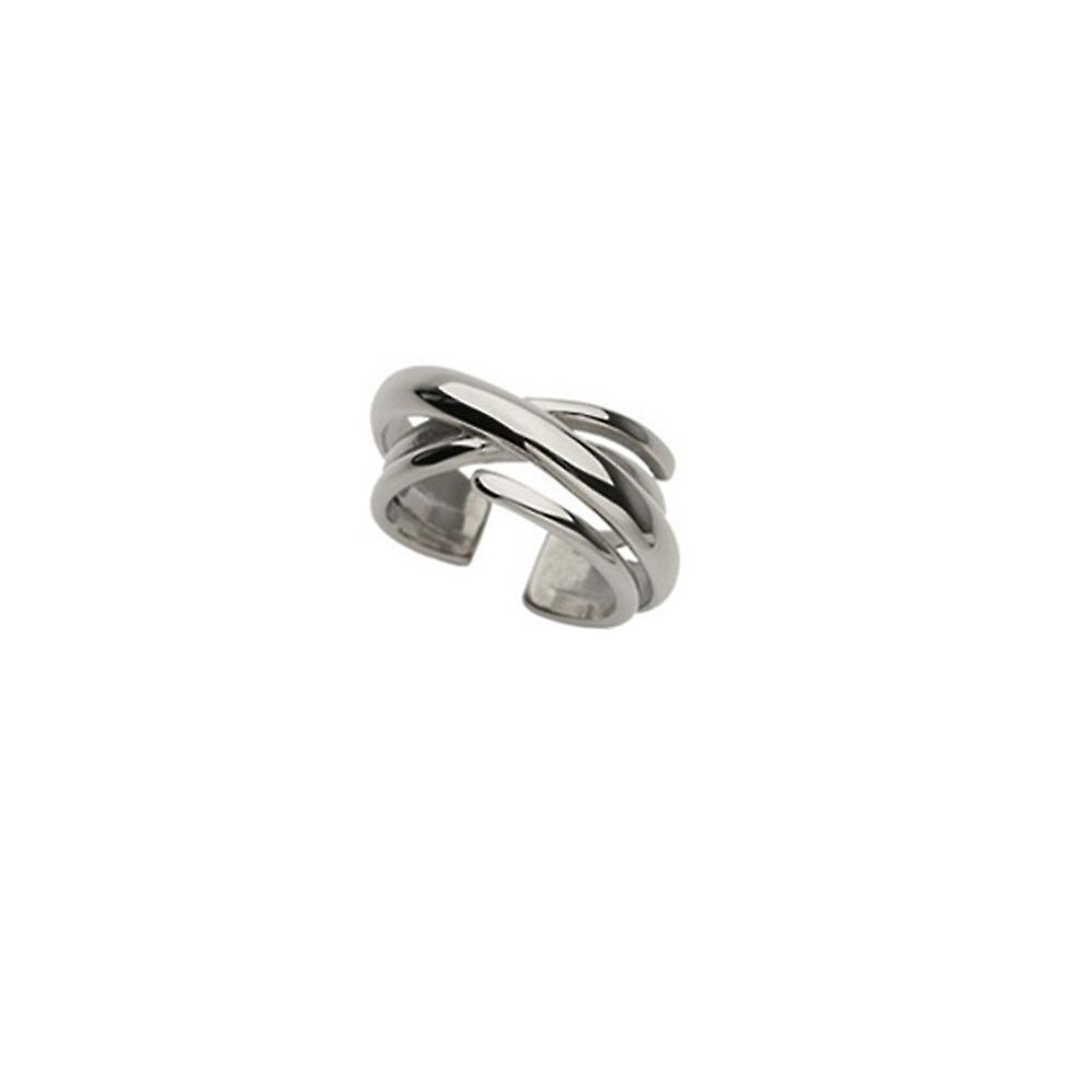 Kikidex (As Show, One Size) Thumb Ring Infinity Finger Rings Celtic Knot Adjustable Open Ring For Women And Girls Silver