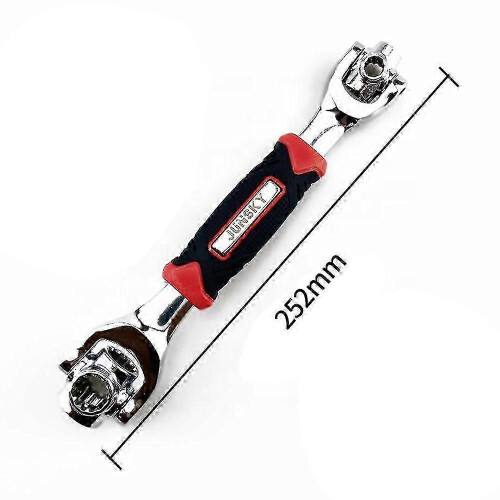 (As show, One size) 48 In 1 Multifunctional Universal Socket Spanner Wrench Adjustable Tool 1