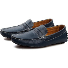 (41, One size) Causal Men' Driving Loafers Manual Stitching Splice Vamp Rubber Studs Sole Casual Classic