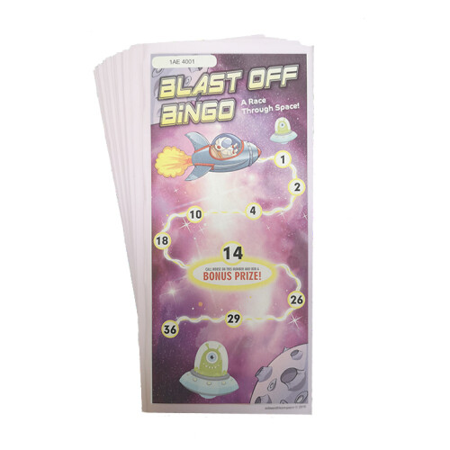Bingo Flyers 9 From 36 250 Pack (Blast Off Bingo)