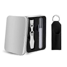 Nail Clippers with Catcher - Wide Jaw Opening for Thick Nails