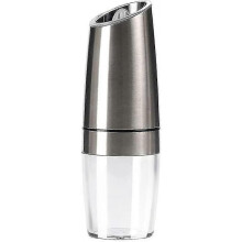 Salt Pepper Grinder, Stainless Steel Electric Pepper Grinder Automatic Himalayan Dried Herbs, Spices