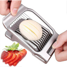 (As show, One size) Egg Slicer Egg Cutter Strawberry Slicer for Soft Fruit Mushroom