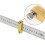 (As show, One size) Ruler Positioning Block, Woodworking Parallel Line Ruler Ruler, Marker Locator Ruler, For Fixed Block Positioning Scraper 4