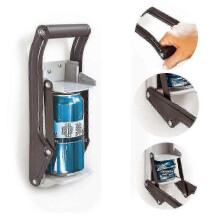 (As show, One size) Can Crusher Bottle Opener Large Beer Tin Can Crusher Wall Mounted Recycling Tool Bottle Opener