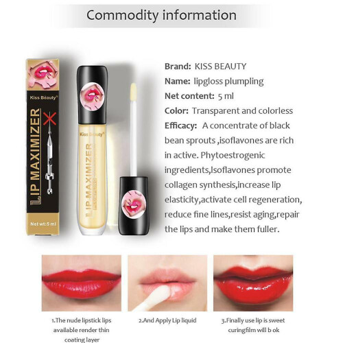 (2pcs, One size) 5ml Lip Plumper Extreme Lip Gloss Maximizer Plump Volume Lips Moisturizing 2023 1