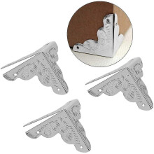 (As show, One size) Angle Iron Edge Protective Cover(12 Pcs, Silver)