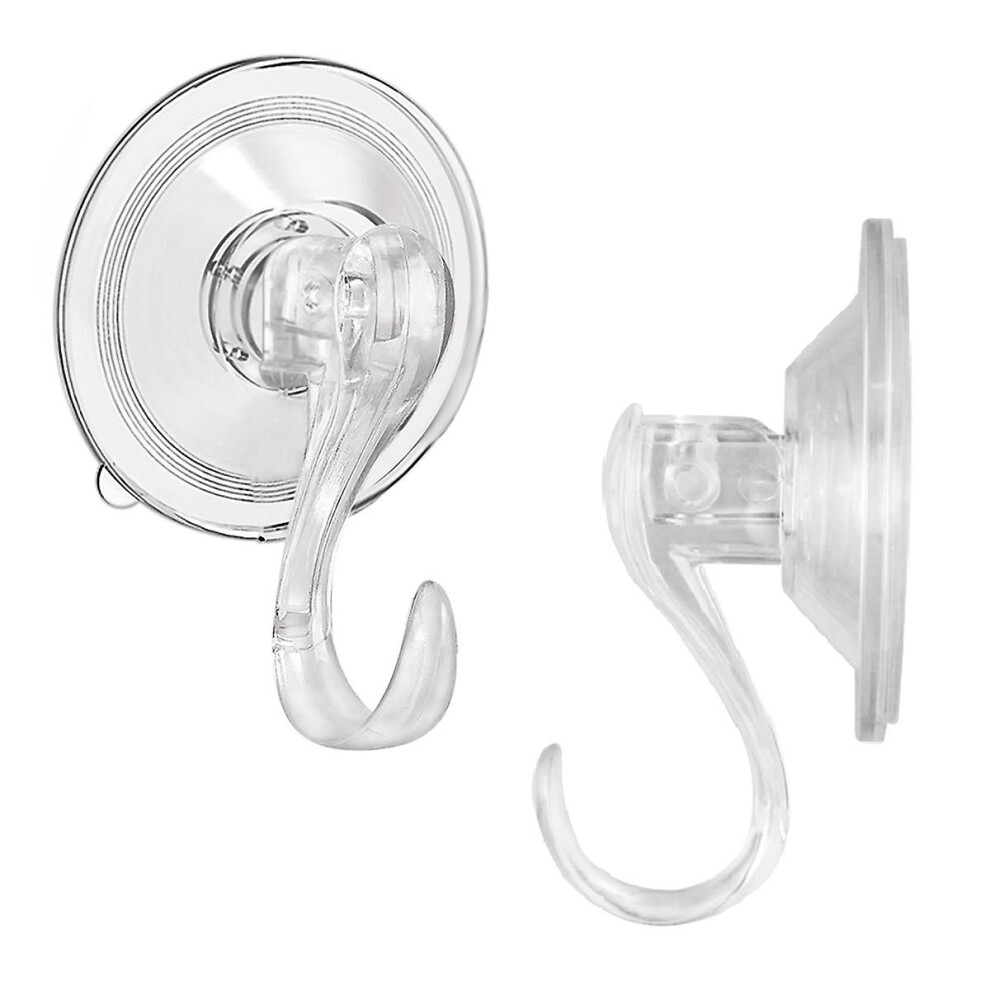 (As Show, One Size) Wreath Hanger,Clear Reusable Heavy Duty Wreath Hanger Suction Cup With Wipes Strong Window Glass Suction Cup(2 Pcs, Clear Color) 6902676338958