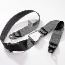 (As show, One size) Aircraft Aviation Adjustable Two-point Seat Belt Seat Cable Two-point Car Seat Belt
