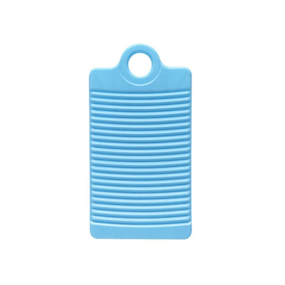 (As Show, One Size) Plastic Washboard Antislip Thicken Washing Board Clothes Cleaning For Laundry(1Pcs, Blue) 6902676338965