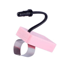 (As show, One size) Picking Tool,Rechargeable Thumb Lamp,Three-Level Wax Removing Light