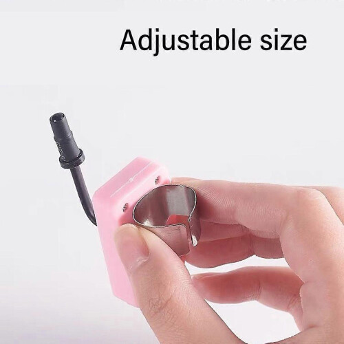 (As show, One size) Picking Tool,Rechargeable Thumb Lamp,Three-Level Wax Removing Light 2
