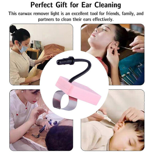(As show, One size) Picking Tool,Rechargeable Thumb Lamp,Three-Level Wax Removing Light 1
