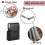 (black, One size) Cigarette case leather with lighter holder, cigarettes box cigarette box (black) 4