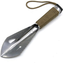 (As show, One size) Camping Mini Shovelmultifunction Gardening Trowel For Outdoor, Hiking, Digging, Camping, Gardening1pcssilver