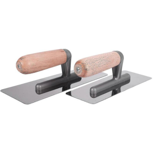 2pcs Stainless Steel Trowel Tool Batch Wall Shovel Tool Putty Tool 1