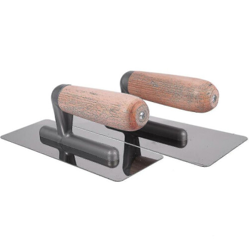 2pcs Stainless Steel Trowel Tool Batch Wall Shovel Tool Putty Tool 2