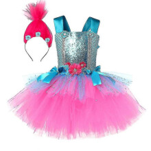 (S) Girls Anime Trolls Princess Dress Bobby Cosplay Performance Costumes