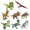 8pcs Jurassic Dinosaur Building Blocks Mini Toys 1