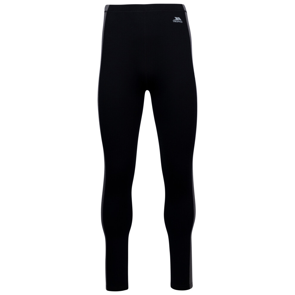 (M, Black) Trespass Adults Unisex Thermal Baselayer Pant Joss