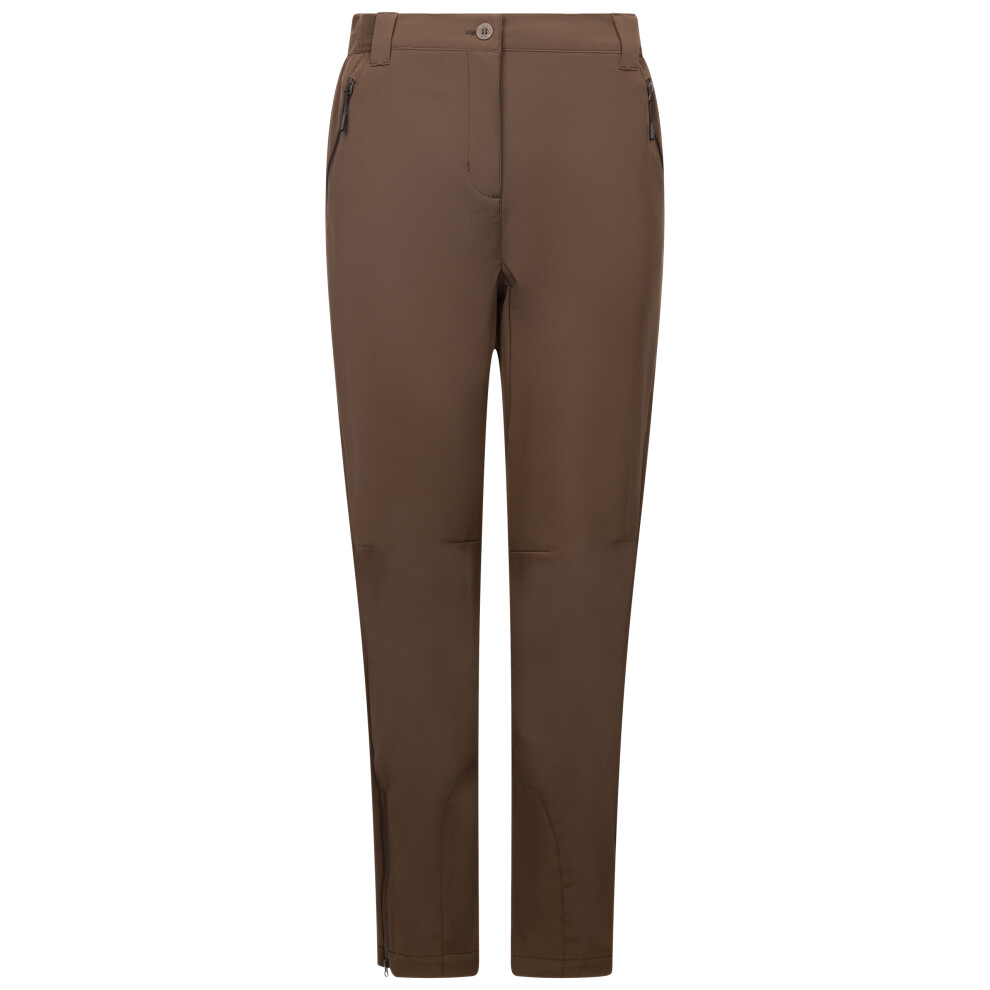 (10, Peat) DLX Womens Softshell Trousers Tawny-image-OPC-PFJHKZZ-NEW
