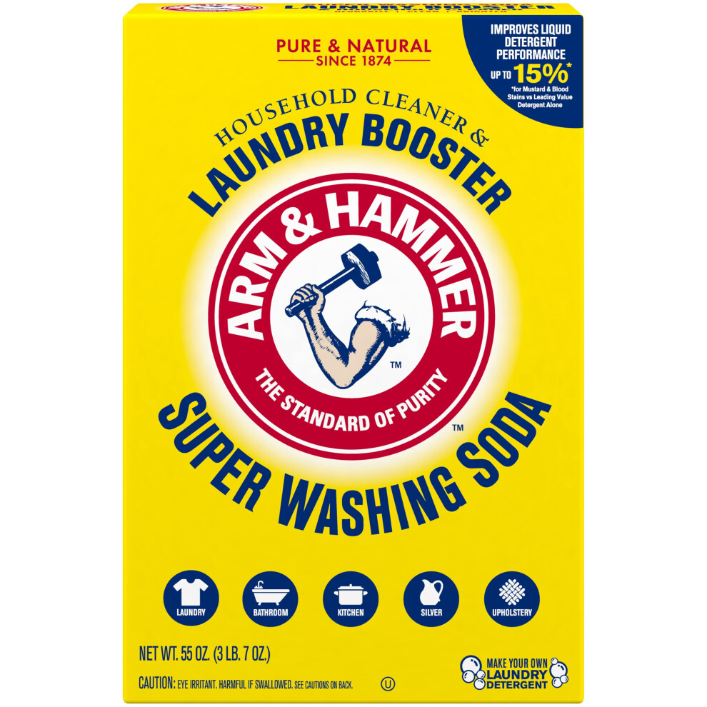 ARM & HAMMER Super Washing Soda Household Cleaner and Laundry Booster