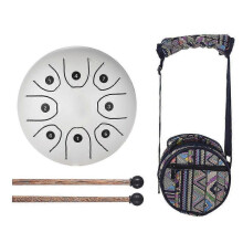 (white) Alloy Steel Tongue Drums