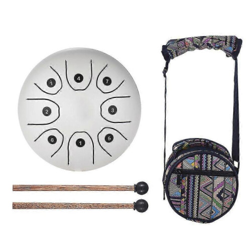 (white)Alloy Steel Tongue Drums