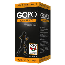 GOPO Joint Health 200 Capsules - Rose-Hip with Galactolipids & Vitamin C for Healthy, Flexible Joints