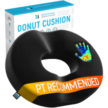 Donut Cushion for Pain & Pressure Relief, Coccyx Cushion for Tailbone Pain, Doughnut Cushion, Pressure Cushions for Bottom, Office Chair, Wheelchair,