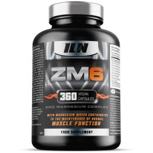 ZM6 - High Strength Zinc Magnesium Supplement - Zinc & Magnesium for Muscle Function - Zinc Magnesium Booster - 360 Vegetarian