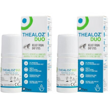 Thealoz Duo Eye Drops - Rapid & Long-Lasting Relief for Dry, Tired & Sore Eyes | Gentle, Preservative-Free Formula | Suitable for Contact Lens Wearer