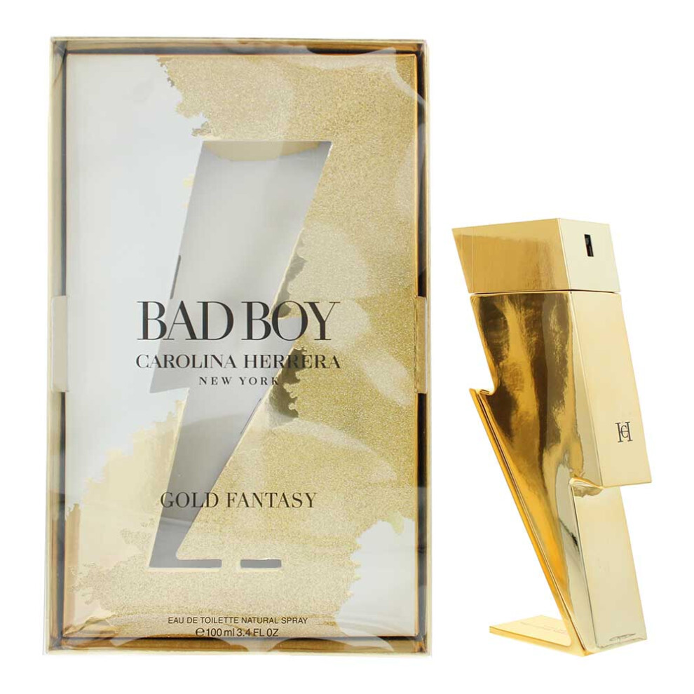 Carolina Herrera Bad Boy Gold Fantasy Eau de Toilette 100ml For Men